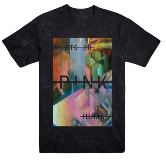 Other - 2 for $20 with $4.99 Shipping - Pink Hurts 2B Human Unisex T-shirt Size Large